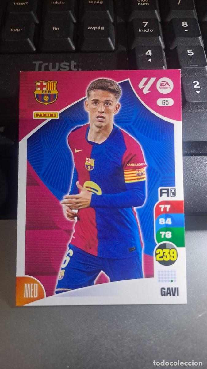 Coleccionismo cromos antiguos: ADRENALYN XL GAVI 65 BARCELONA CROMO LIGA 2024 2025 24 25 PANINI
