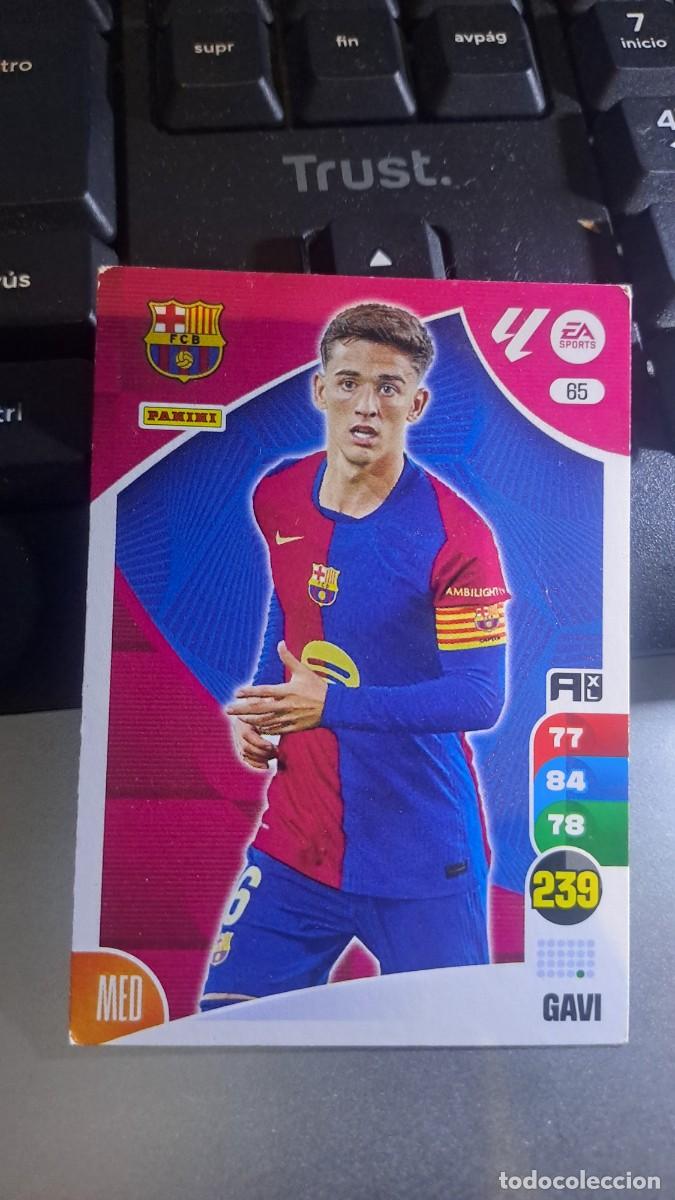 Coleccionismo cromos antiguos: ADRENALYN XL GAVI 65 BARCELONA CROMO LIGA 2024 2025 24 25 PANINI