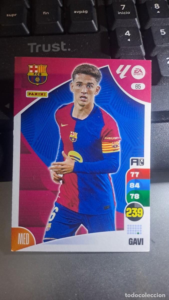 Coleccionismo cromos antiguos: ADRENALYN XL GAVI 65 BARCELONA CROMO LIGA 2024 2025 24 25 PANINI