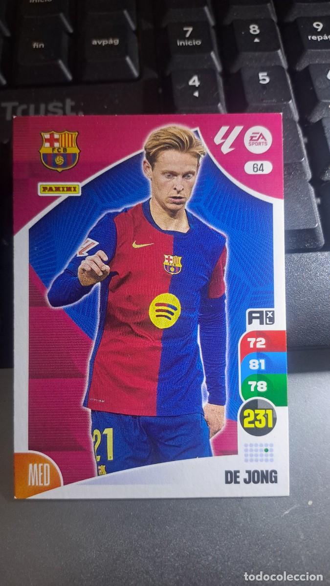 Coleccionismo cromos antiguos: ADRENALYN XL DE JONG 64 BARCELONA CROMO LIGA 2024 2025 24 25 PANINI