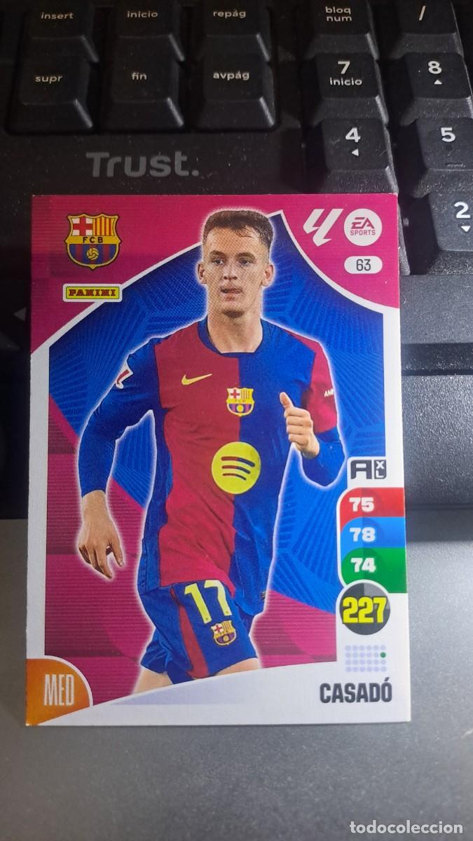 Coleccionismo cromos antiguos: ADRENALYN XL CASADO 63 BARCELONA CROMO LIGA 2024 2025 24 25 PANINI