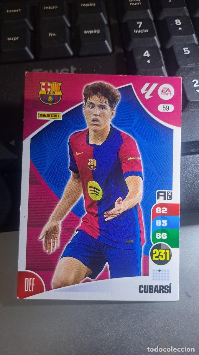 Coleccionismo cromos antiguos: ADRENALYN XL CUBARSI 59 BARCELONA CROMO LIGA 2024 2025 24 25 PANINI