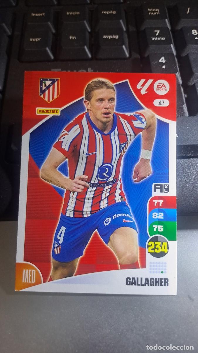 Coleccionismo cromos antiguos: ADRENALYN XL GALLAGHER 47 ATLETICO DE MADRID CROMO LIGA 2024 2025 24 25 PANINI