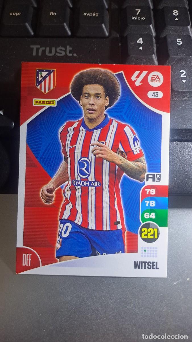 Coleccionismo cromos antiguos: ADRENALYN XL WITSEL 43 ATLETICO DE MADRID CROMO LIGA 2024 2025 24 25 PANINI