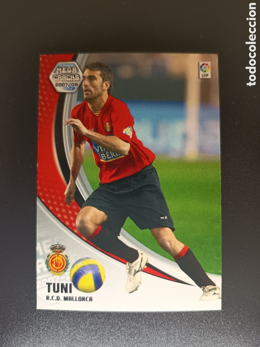 Coleccionismo cromos antiguos: TUNI 194 BIS NUEVA FICHA MEGACRACKS 2007-08 PANINI