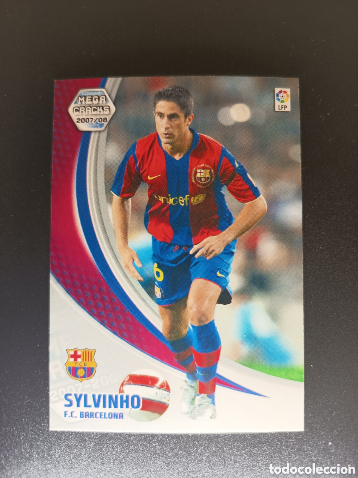 Collectionnisme Cartes &agrave; collectionner anciennes: SYLVINHO 57 BIS NUEVA FICHA MEGACRACKS 2007-08 PANINI