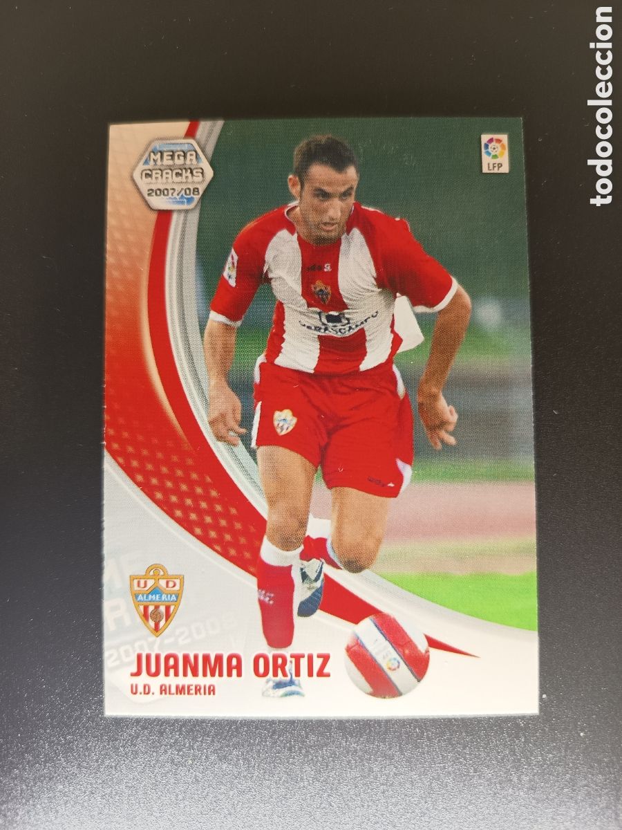 Collectionnisme Cartes &agrave; collectionner anciennes: JUANMA ORTIZ 10 BIS NUEVA FICHA MEGACRACKS 2007-08 PANINI