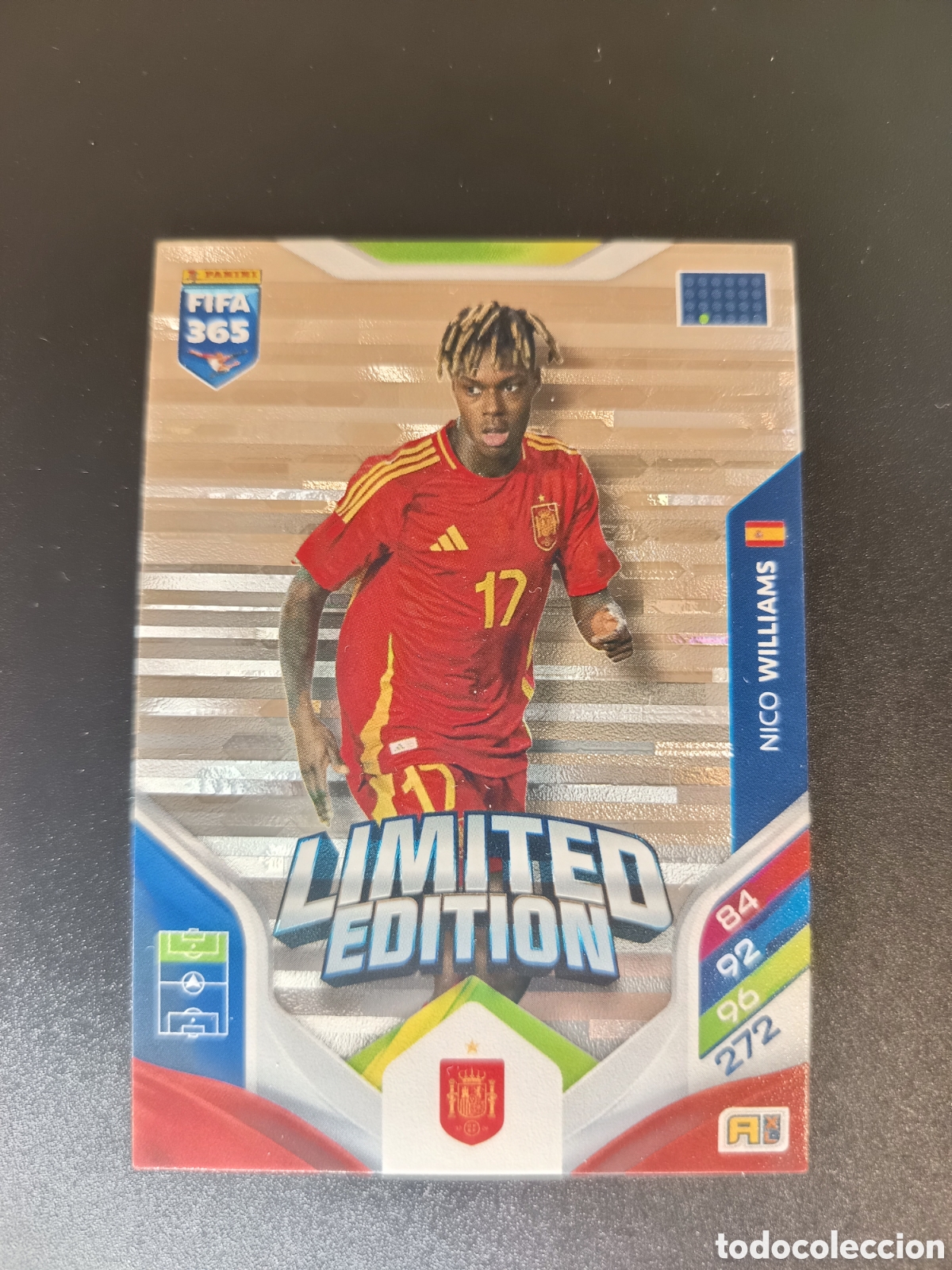 Coleccionismo cromos antiguos: NICO WILLIAMS ESPA&Ntilde;A LIMITED EDITION PANINI ADRENALYN FIFA 365 2025-26 2025 2026