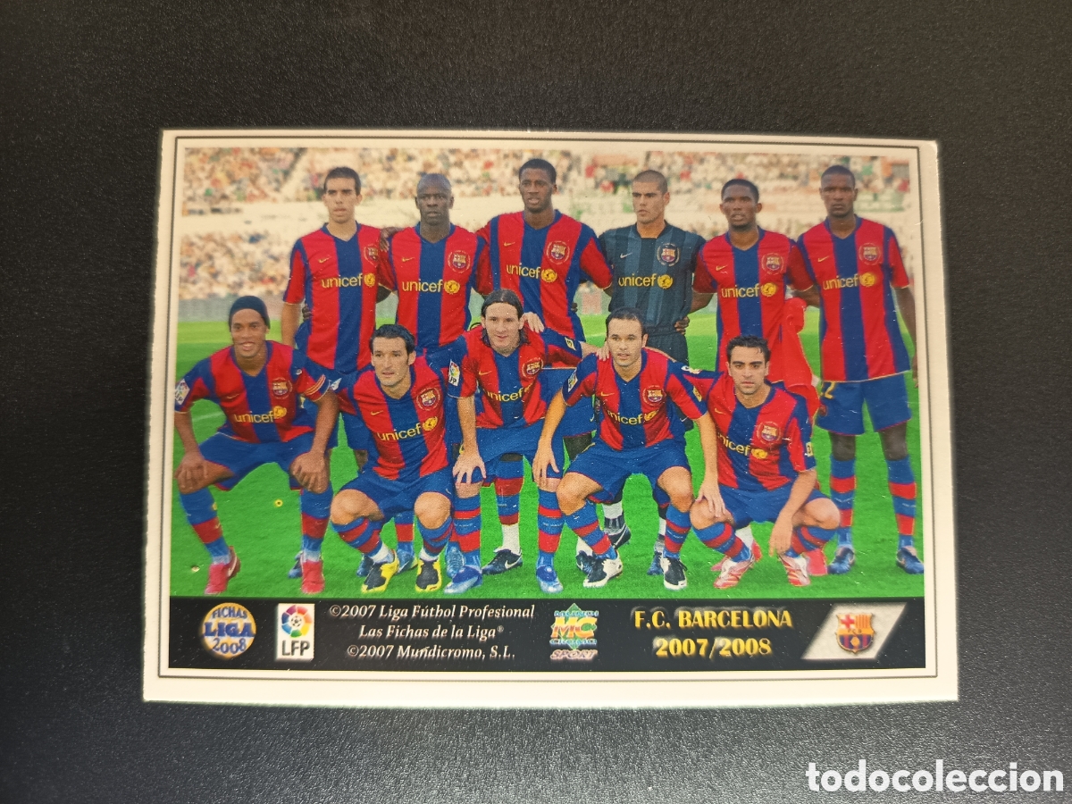 Coleccionismo cromos antiguos: 29 CHECK LIST INDICE ALINEACION MESSI LAS FICHAS DE LA LIGA MUNDICROMO 2007-08 2007 2008