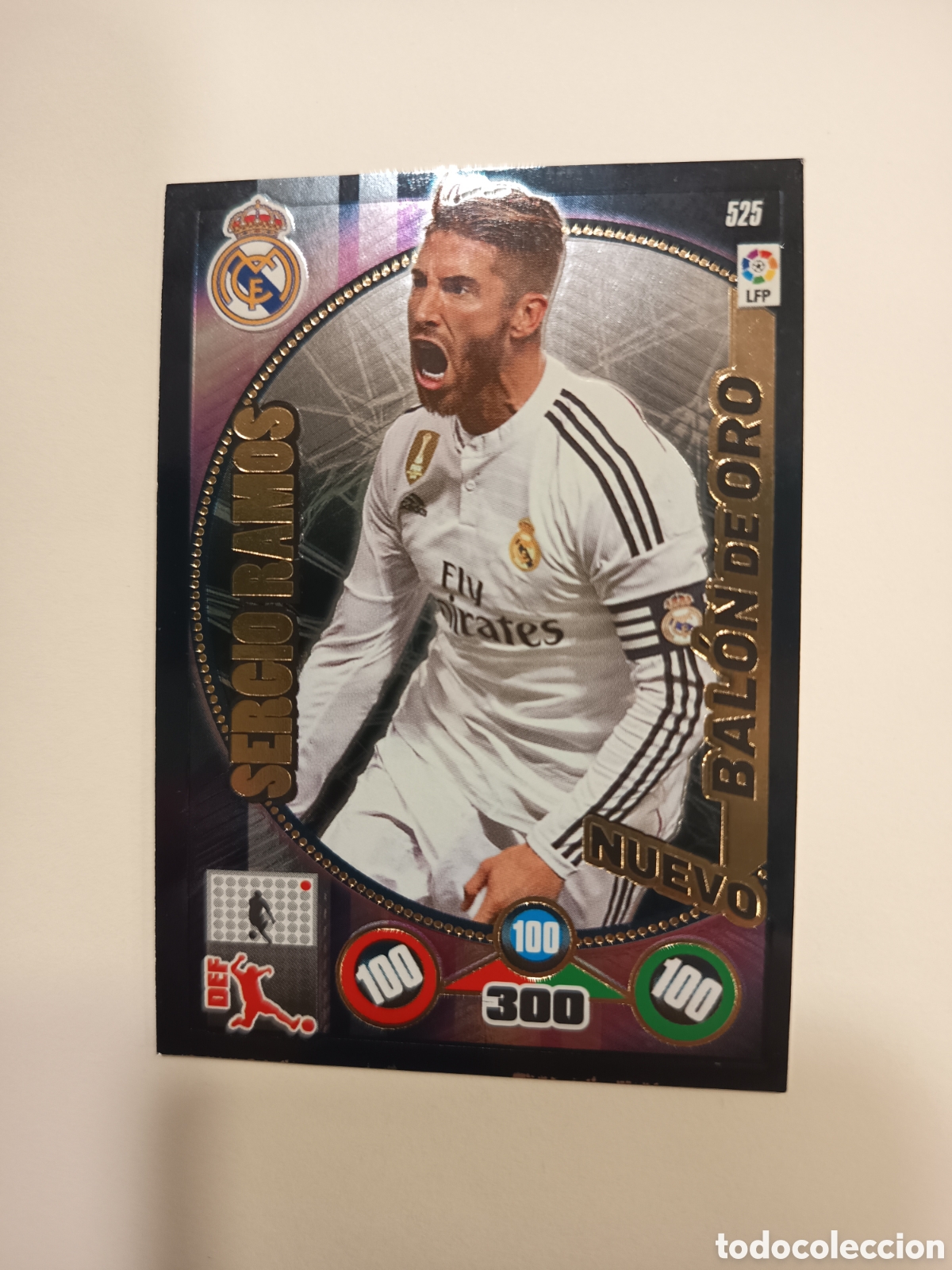 Coleccionismo cromos antiguos: SERGIO RAMOS 525 BALON DE ORO ADRENALYN 2014-15 2014 2015