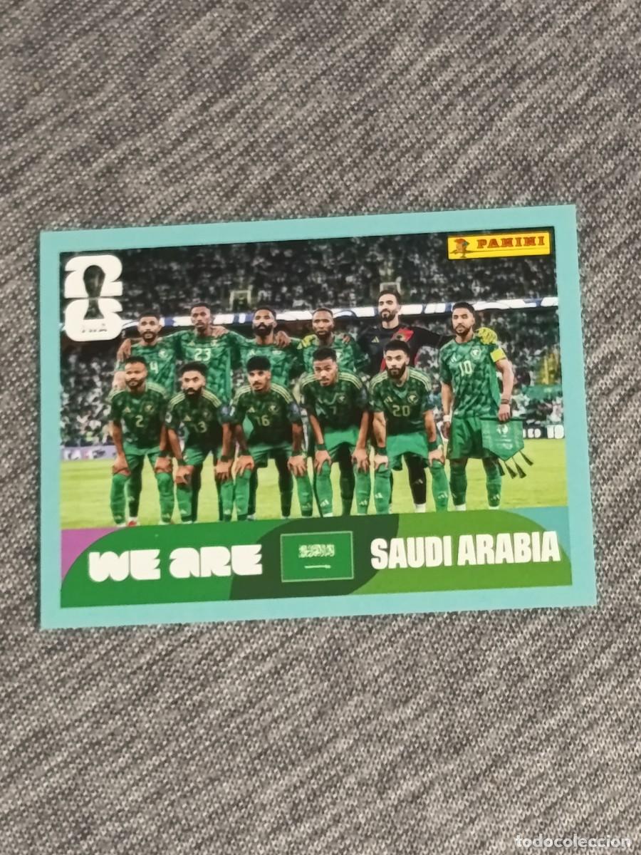 Coleccionismo cromos antiguos: ALINEACI&Oacute;N DE ARABIA SAUDI KSA 13 STICKER MUNDIAL 2026 PANINI FIFA WORLD CUP NUEVO