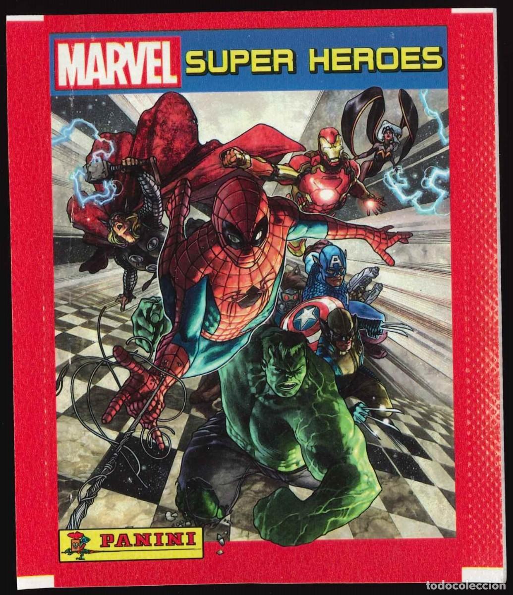 Coleccionismo cromos antiguos: MARVEL SUPER H&Eacute;ROES - PANINI (2017) / SOBRE VAC&Iacute;O
