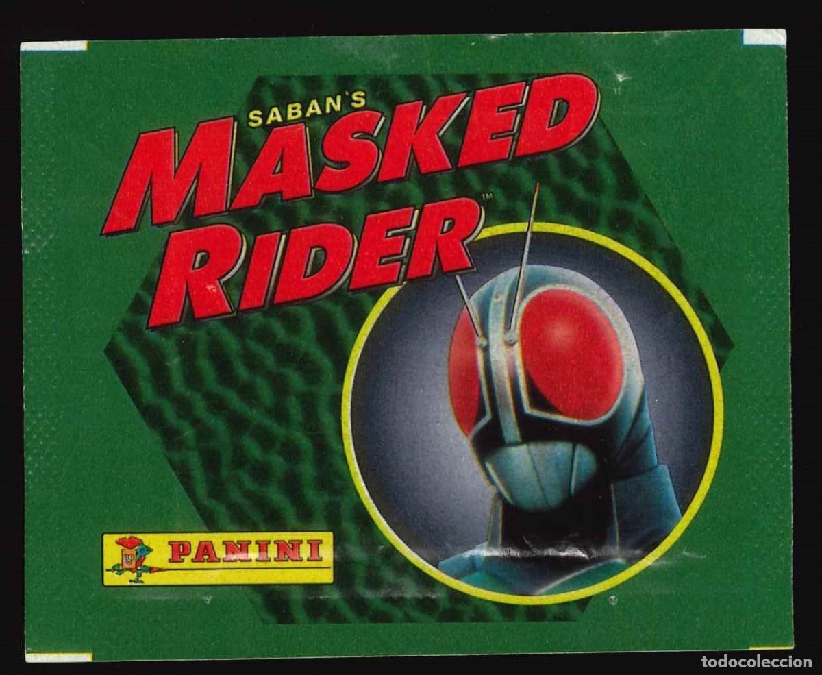 Coleccionismo cromos antiguos: MASKED RAIDER - PANINI (1996) / SOBRE VAC&Iacute;O
