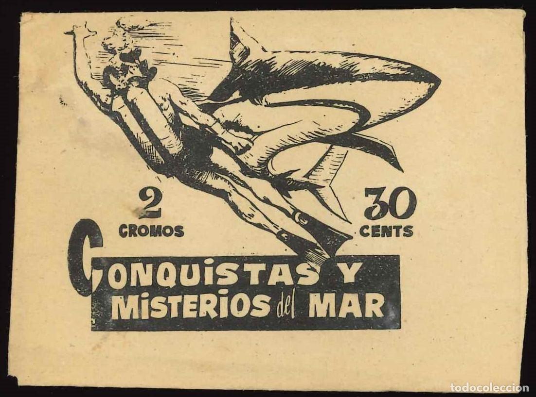 Coleccionismo cromos antiguos: CONQUISTAS Y MISTERIOS DEL MAR - EDITORIAL FERMA (1962) / SOBRE VAC&Iacute;O
