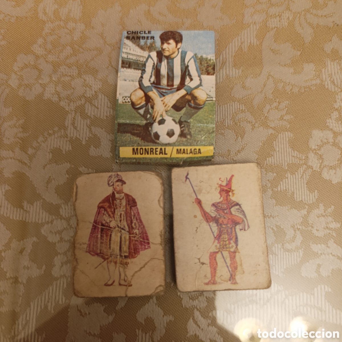 Coleccionismo cromos antiguos: 3 cromos antiguos a&ntilde;os 60/70
