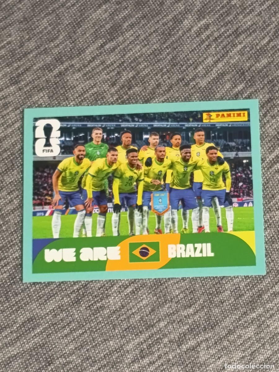 Coleccionismo cromos antiguos: ALINEACI&Oacute;N DE BRASIL BRA 13 STICKER MUNDIAL 2026 PANINI FIFA WORLD CUP NUEVO