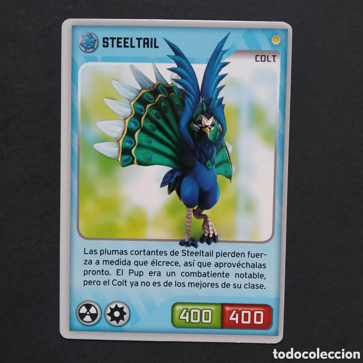 Coleccionismo cromos antiguos: CROMO - N&ordm; 077 - STEELTAIL - INVIZIMALS, DESAFIOS OCULTOS - PANINI - A&Ntilde;O 2013