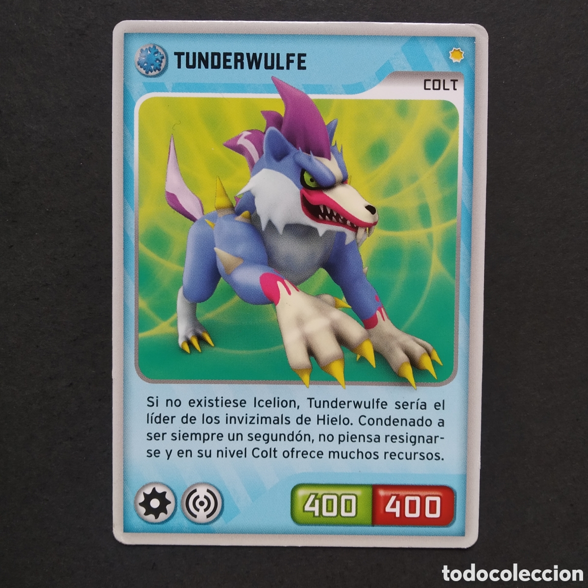 Coleccionismo cromos antiguos: CROMO - N&ordm; 080 - TUNDERWULFE - INVIZIMALS, DESAFIOS OCULTOS - PANINI - A&Ntilde;O 2013