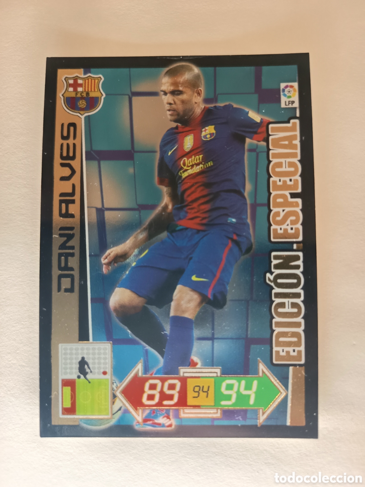 Coleccionismo cromos antiguos: DANI ALVES EDICION ESPECIAL ADRENALYN 2012-13 2012 2013