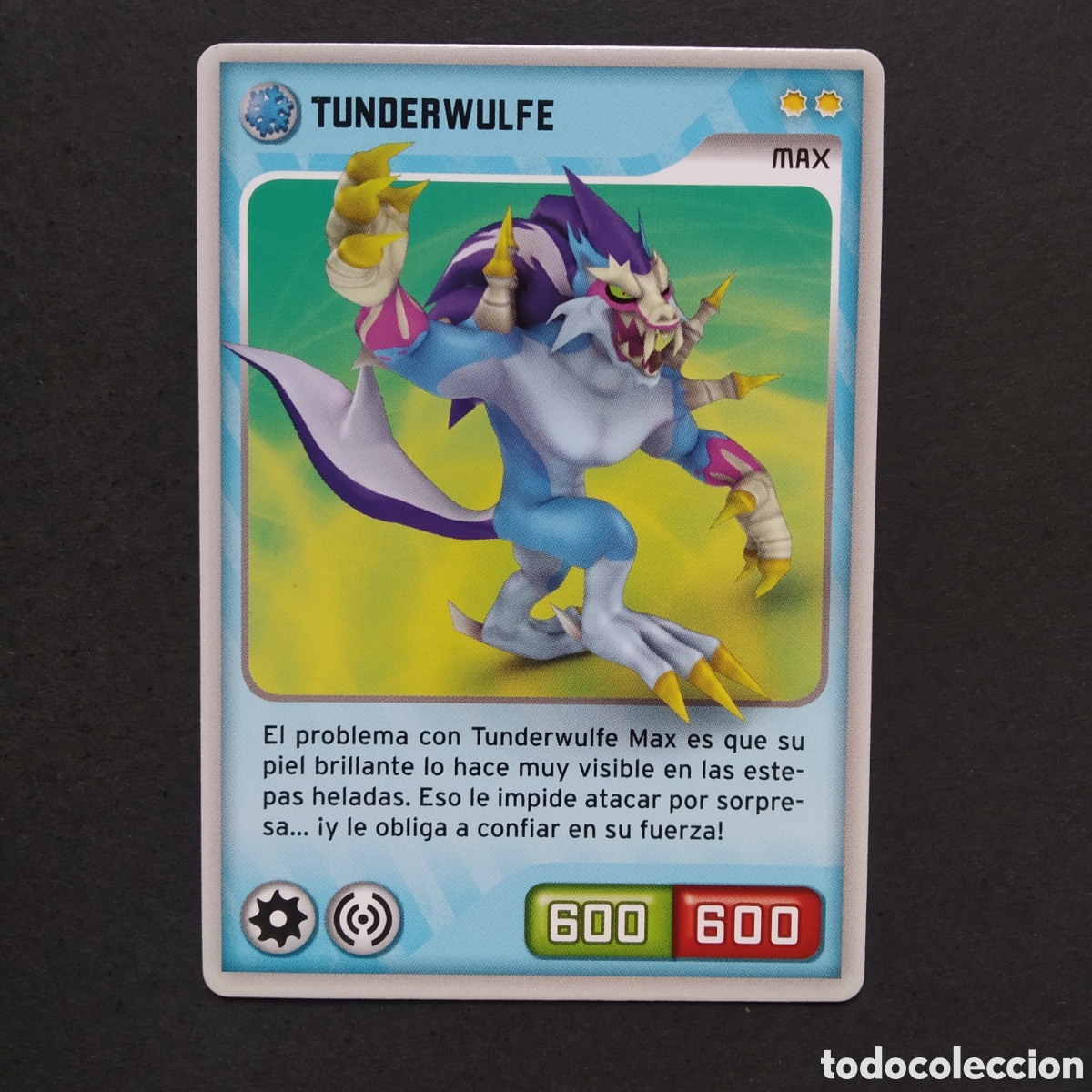 Coleccionismo cromos antiguos: CROMO - N&ordm; 081 - TUNDERWULFE - INVIZIMALS, DESAFIOS OCULTOS - PANINI - A&Ntilde;O 2013