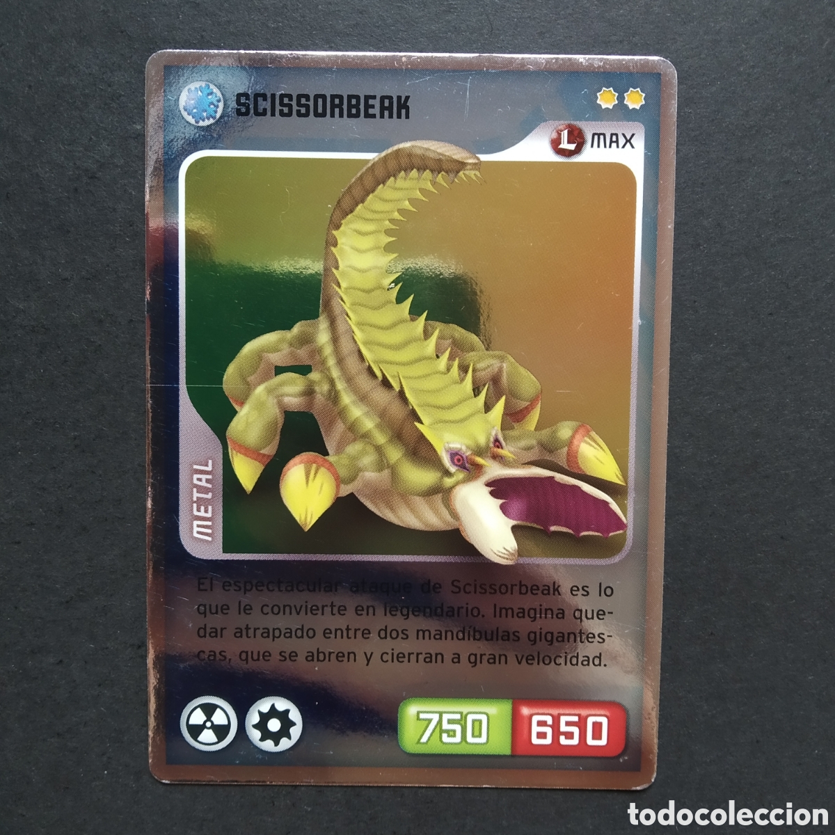 Coleccionismo cromos antiguos: CROMO - N&ordm; 086 - SCISSORBEAK - INVIZIMALS, DESAFIOS OCULTOS - PANINI - A&Ntilde;O 2013