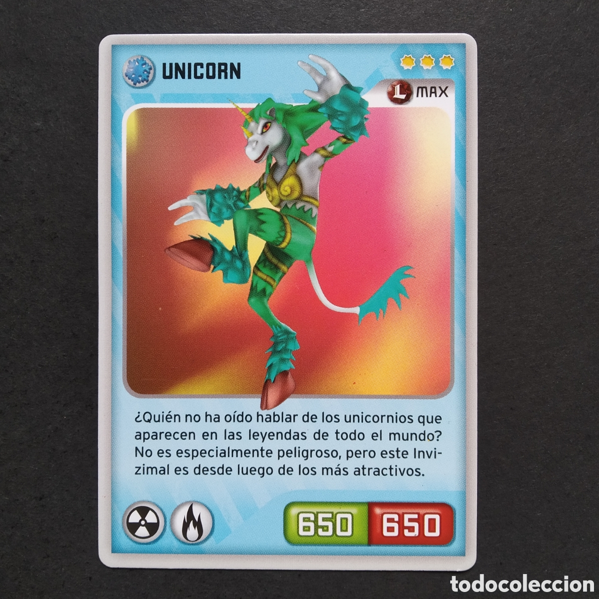 Coleccionismo cromos antiguos: CROMO - N&ordm; 088 - UNICORN - INVIZIMALS, DESAFIOS OCULTOS - PANINI - A&Ntilde;O 2013