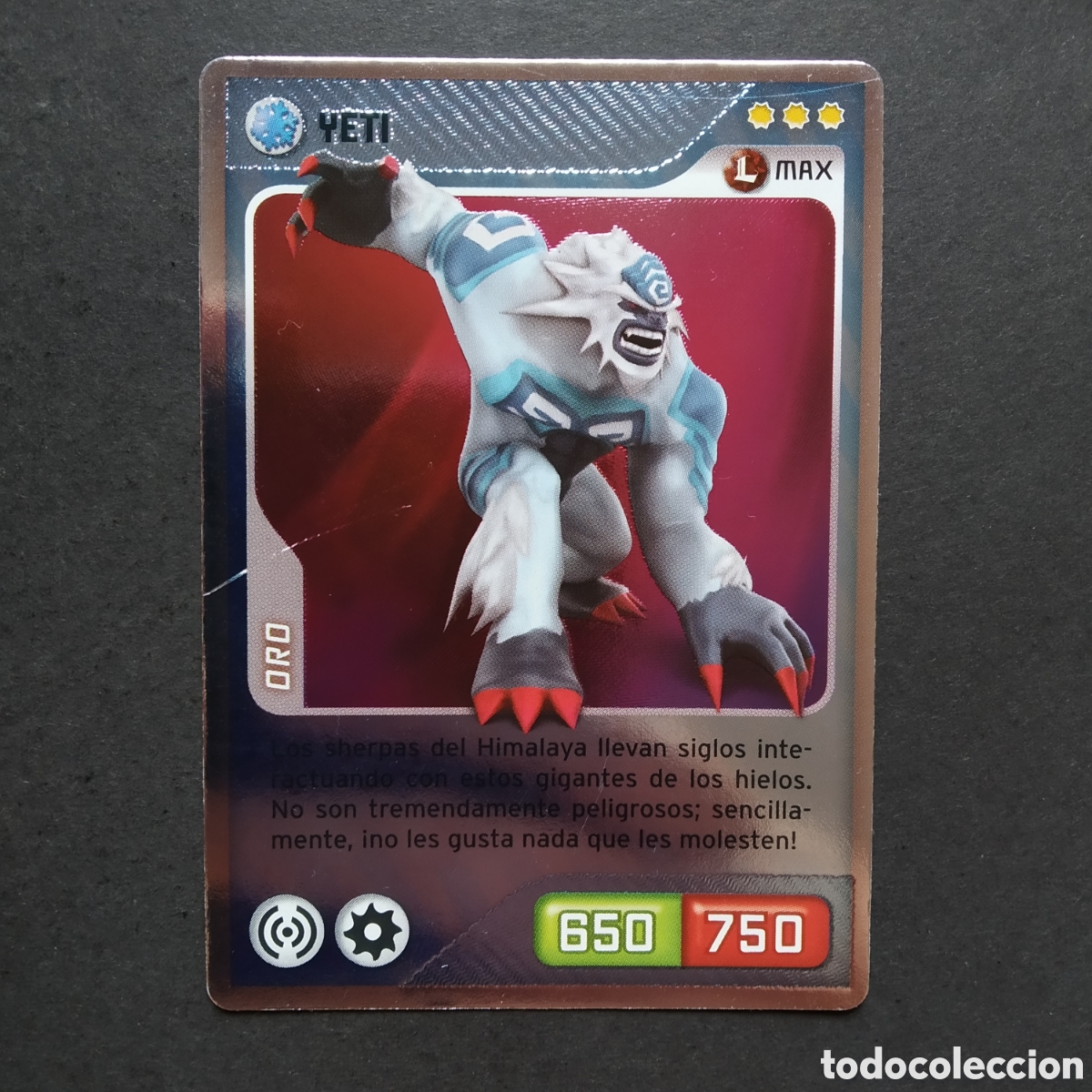 Coleccionismo cromos antiguos: CROMO - N&ordm; 089 - YETI - INVIZIMALS, DESAFIOS OCULTOS - PANINI - A&Ntilde;O 2013
