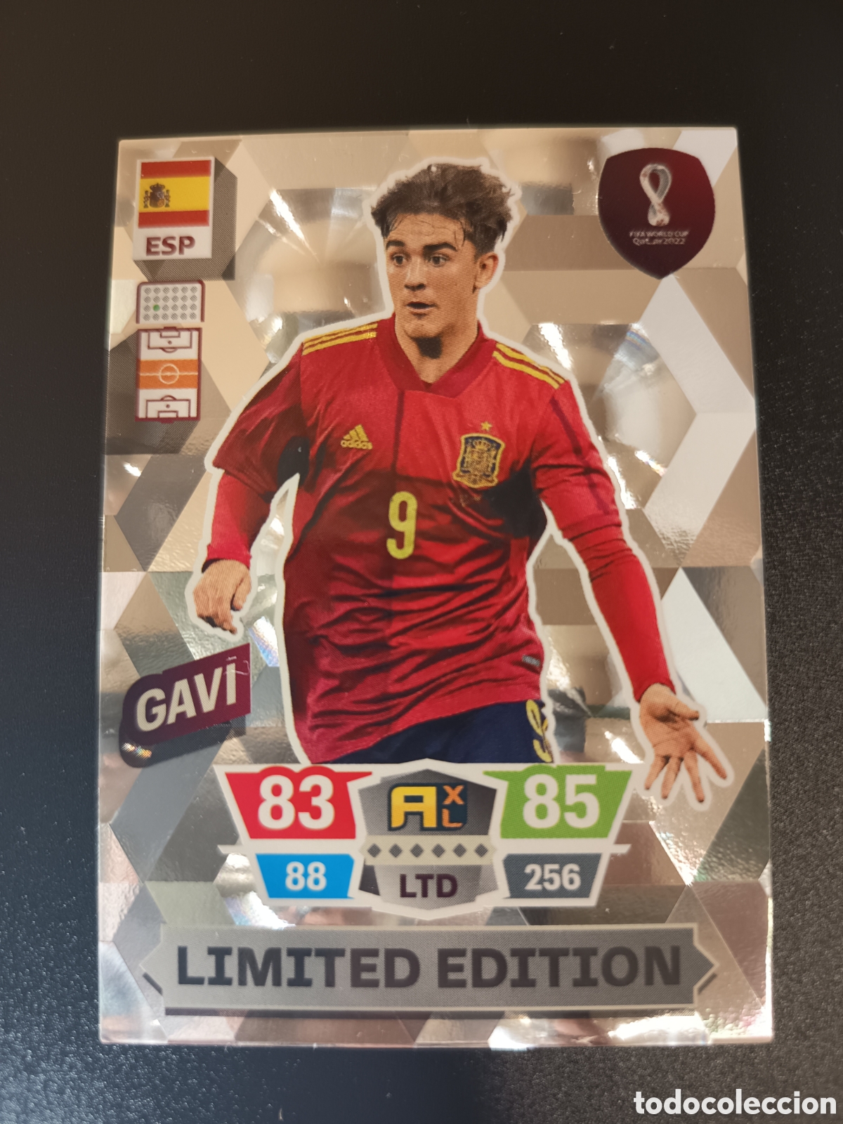 Coleccionismo cromos antiguos: GAVI LIMITED EDITION QATAR 2022 ADRENALYN XL ESPA&Ntilde;A