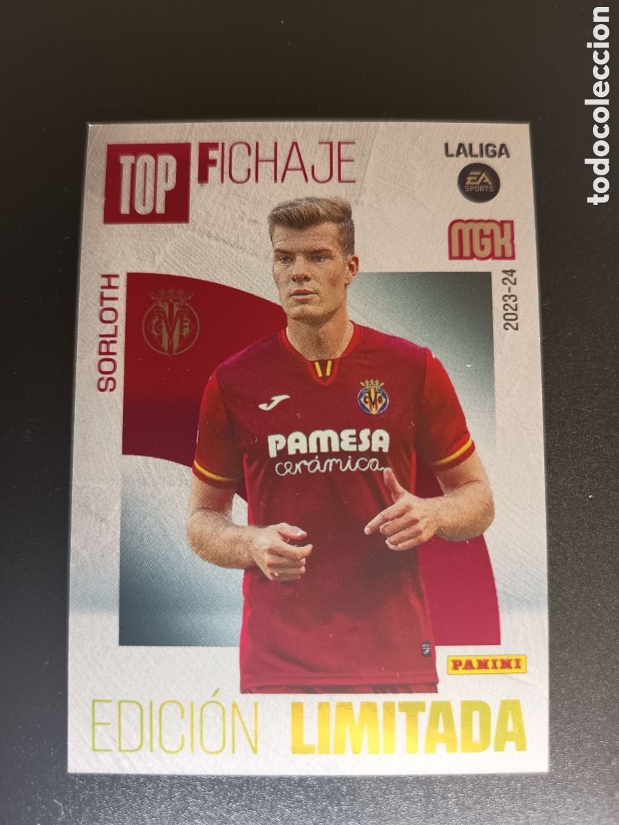 Coleccionismo cromos antiguos: SORLOTH TOP FICHAJE EDICION LIMITADA MEGACRACKS 2023-24 2023 2024