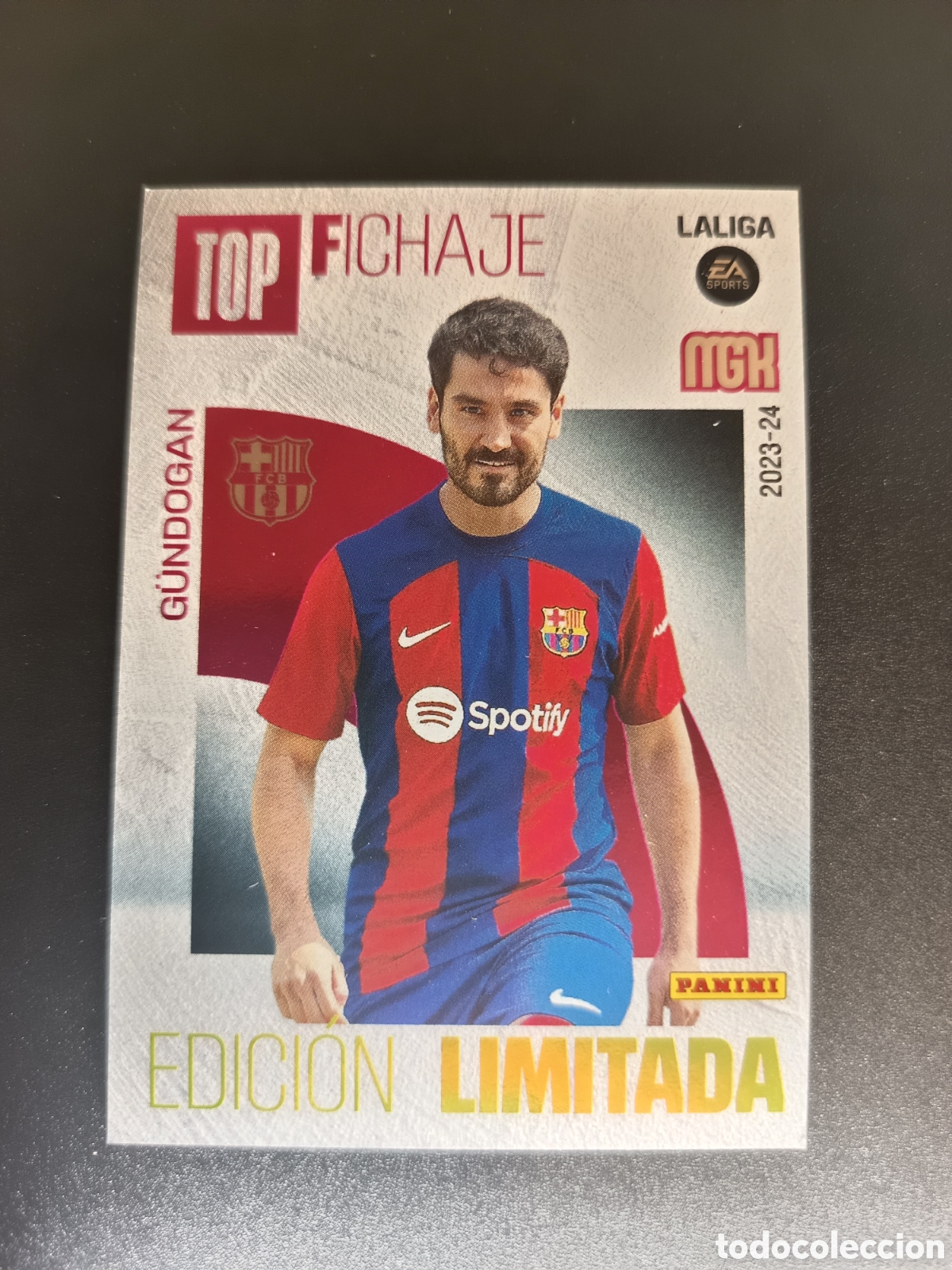 Coleccionismo cromos antiguos: G&Uuml;NDOGAN TOP FICHAJE EDICION LIMITADA MEGACRACKS 2023-24 2023 2024