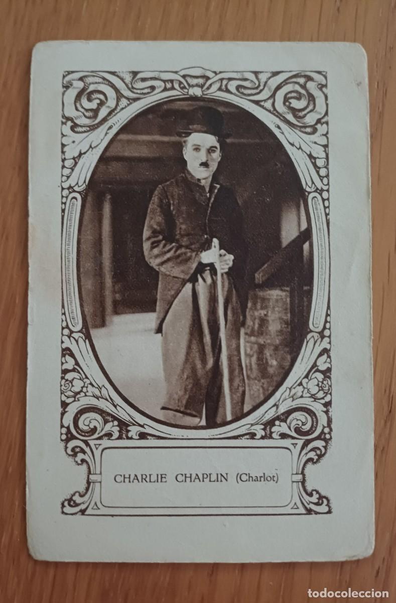 Coleccionismo cromos antiguos: CROMO CHARLIE CHAPLIN ,CHARLOT, CHOCOLATE JUNCOSA