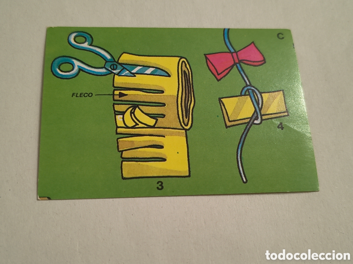 Coleccionismo cromos antiguos: EL LIBRO DE LOS JUEGOS. BIMBO. 1979. JUGUEMOS A HACER JUGUETES. 3. LA COMETA ESPACIAL