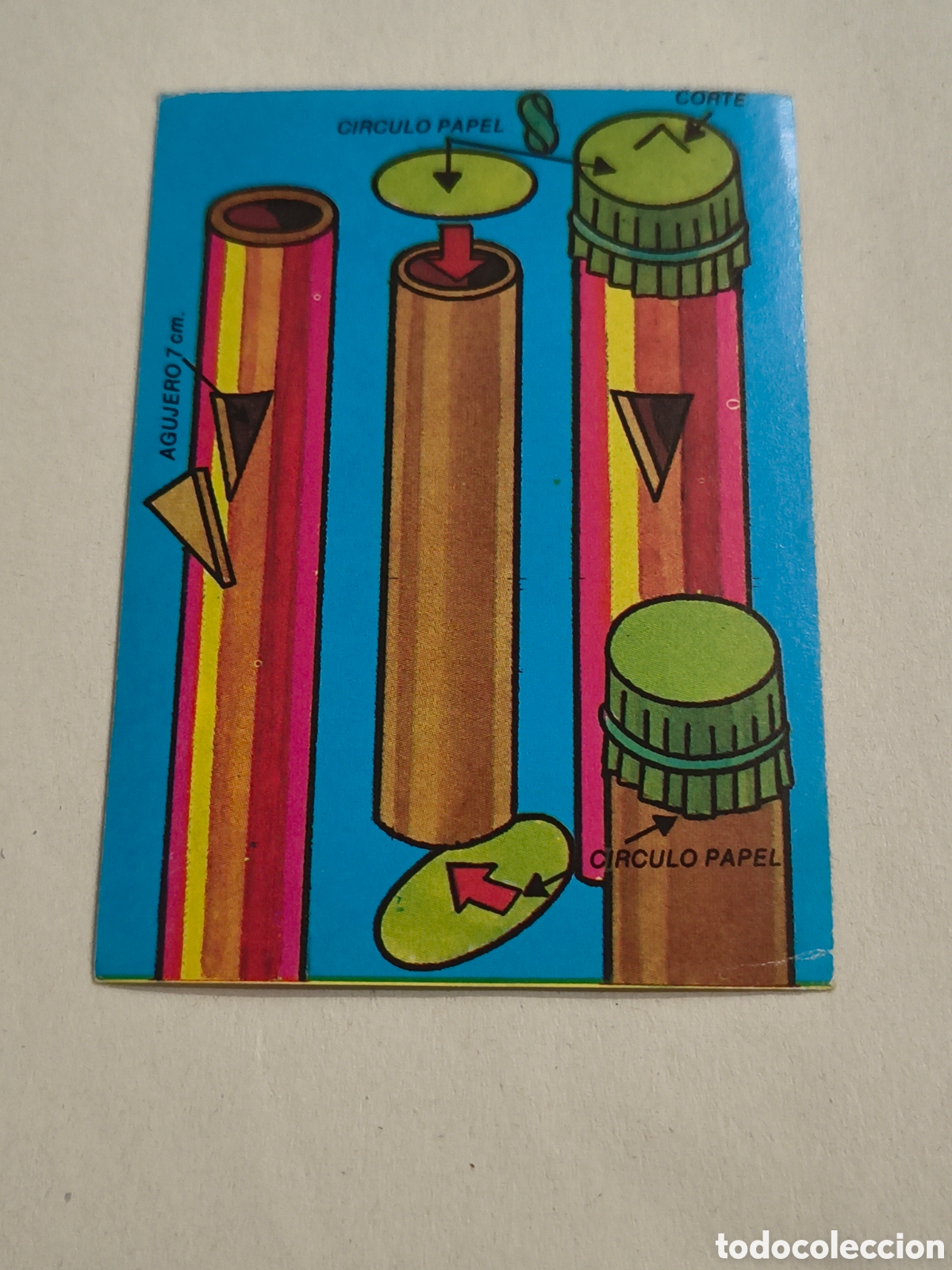Coleccionismo cromos antiguos: EL LIBRO DE LOS JUEGOS. BIMBO. 1979. JUGUEMOS A HACER JUGUETES.9.TOCA LA FLAUTA