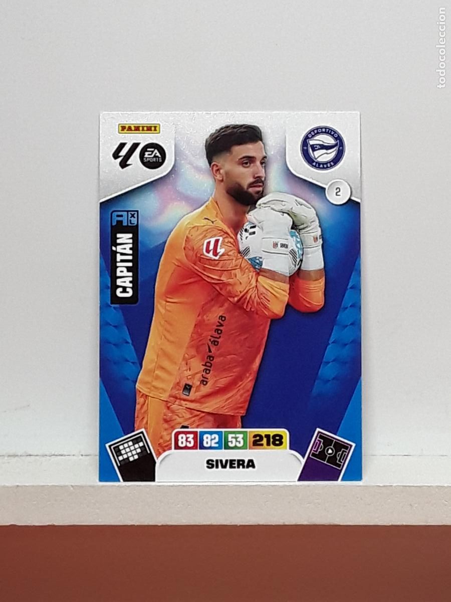 Coleccionismo cromos antiguos: ADRENALYN 2025 2026 25 26 ALBUM PANINI LIGA N 2 ALAVES SIVERA