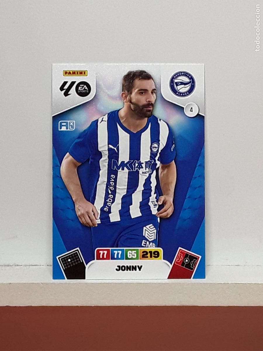 Coleccionismo cromos antiguos: ADRENALYN 2025 2026 25 26 ALBUM PANINI LIGA N 4 ALAVES JONNY