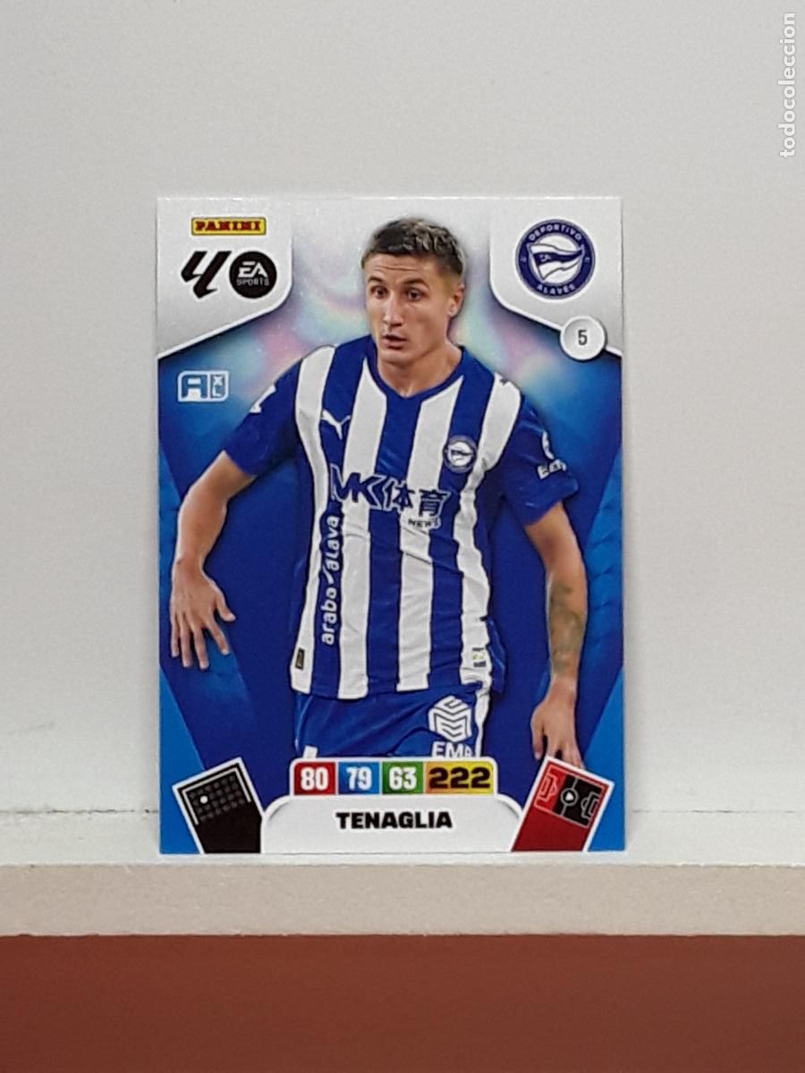Coleccionismo cromos antiguos: ADRENALYN 2025 2026 25 26 ALBUM PANINI LIGA N 5 ALAVES TENAGLIA