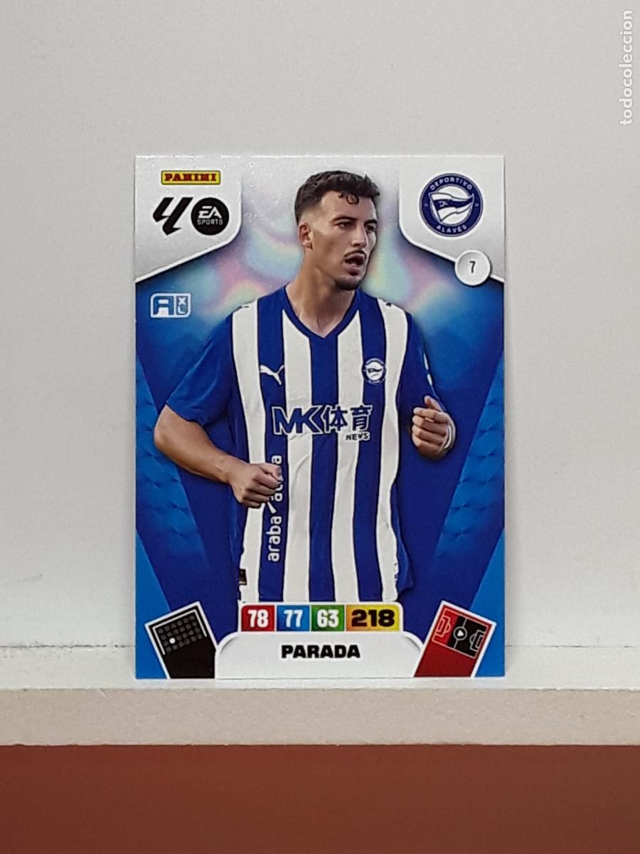 Collectable Antique Stickers: ADRENALYN 2025 2026 25 26 ALBUM PANINI LIGA N 7 ALAVES PARADA