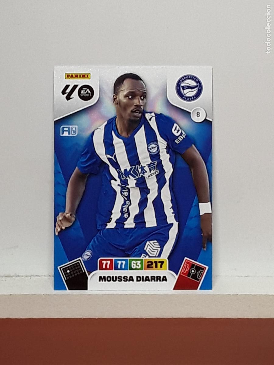 Collectable Antique Stickers: ADRENALYN 2025 2026 25 26 ALBUM PANINI LIGA N 8 ALAVES MOUSSA DIARRA