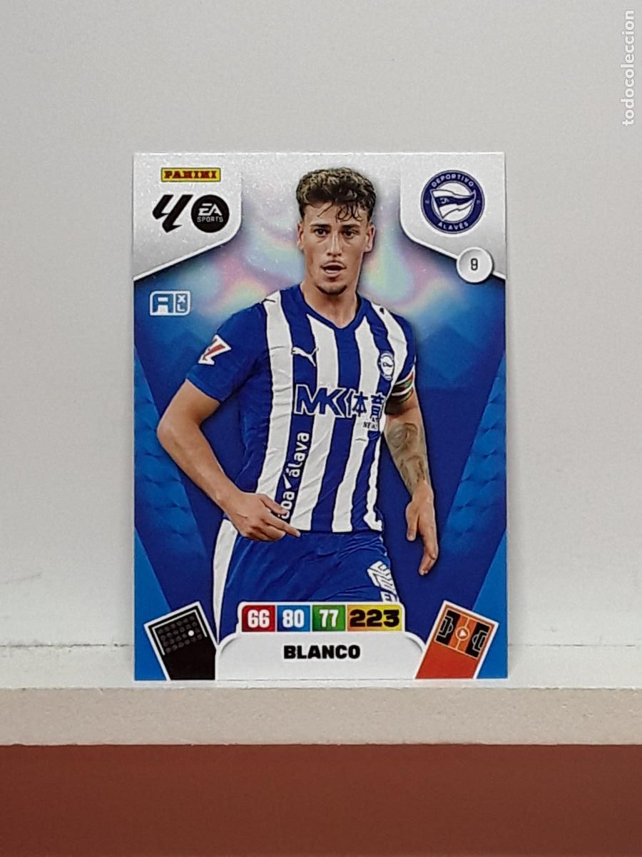 Collectable Antique Stickers: ADRENALYN 2025 2026 25 26 ALBUM PANINI LIGA N 9 ALAVES BLANCO