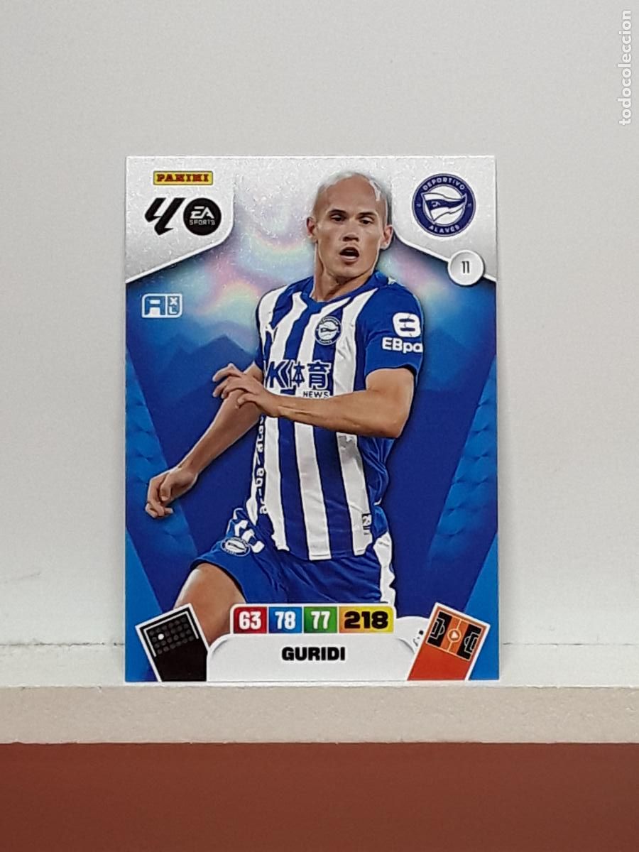 Collectable Antique Stickers: ADRENALYN 2025 2026 25 26 ALBUM PANINI LIGA N 11 ALAVES GURIDI