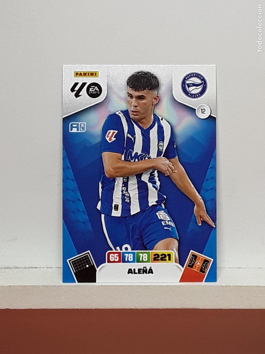 Colecionismo Cromos antigos: ADRENALYN 2025 2026 25 26 ALBUM PANINI LIGA N 12 ALAVES ALE&Ntilde;A