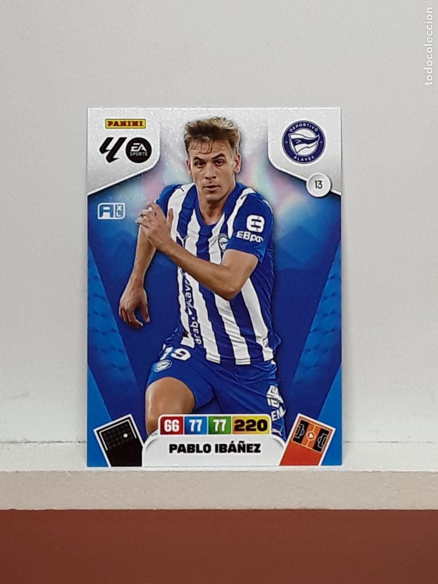 Coleccionismo cromos antiguos: ADRENALYN 2025 2026 25 26 ALBUM PANINI LIGA N 13 ALAVES PABLO IBA&Ntilde;EZ