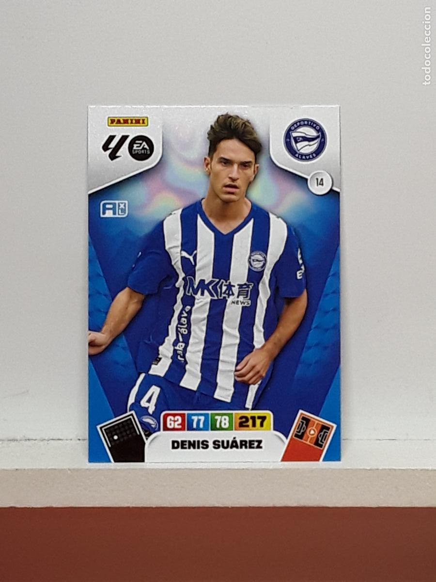 Coleccionismo cromos antiguos: ADRENALYN 2025 2026 25 26 ALBUM PANINI LIGA N 14 ALAVES DENIS SUAREZ