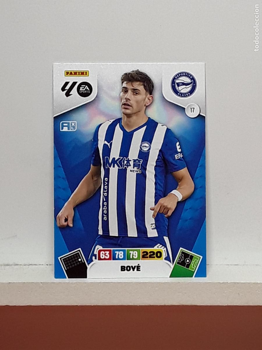 Coleccionismo cromos antiguos: ADRENALYN 2025 2026 25 26 ALBUM PANINI LIGA N 17 ALAVES BOYE