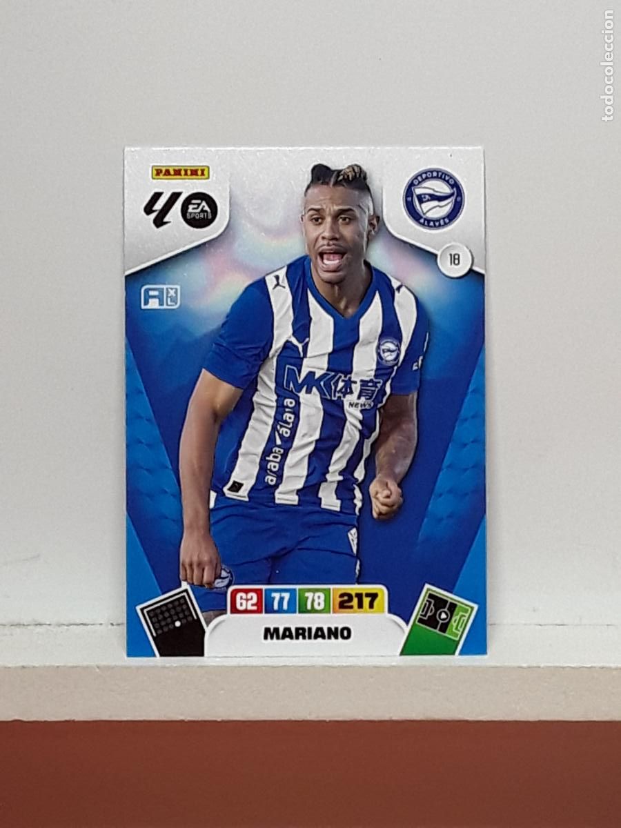 Coleccionismo cromos antiguos: ADRENALYN 2025 2026 25 26 ALBUM PANINI LIGA N 18 ALAVES MARIANO