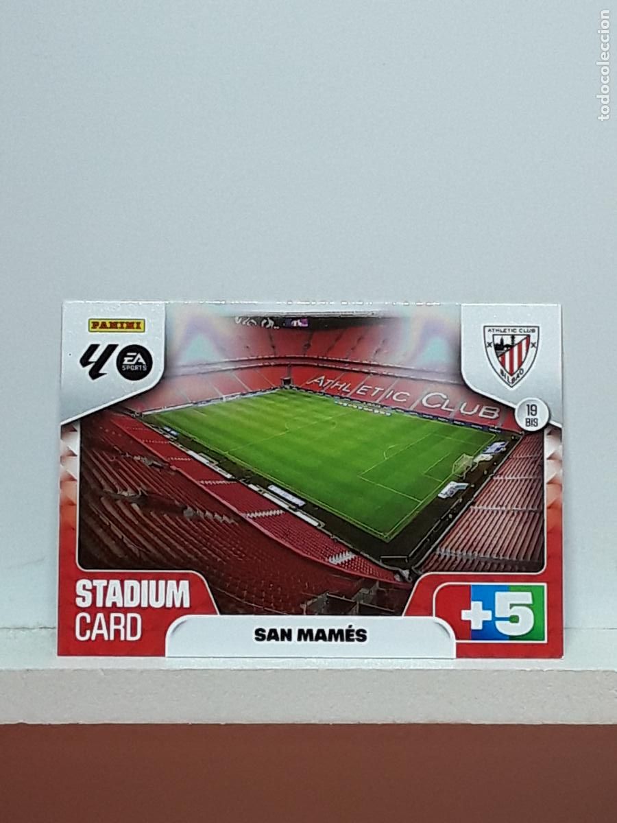 Coleccionismo cromos antiguos: ADRENALYN 2025 2026 25 26 ALBUM PANINI LIGA N 19BIS 19 BIS ATHLETIC ESTADIO SAN MAMES