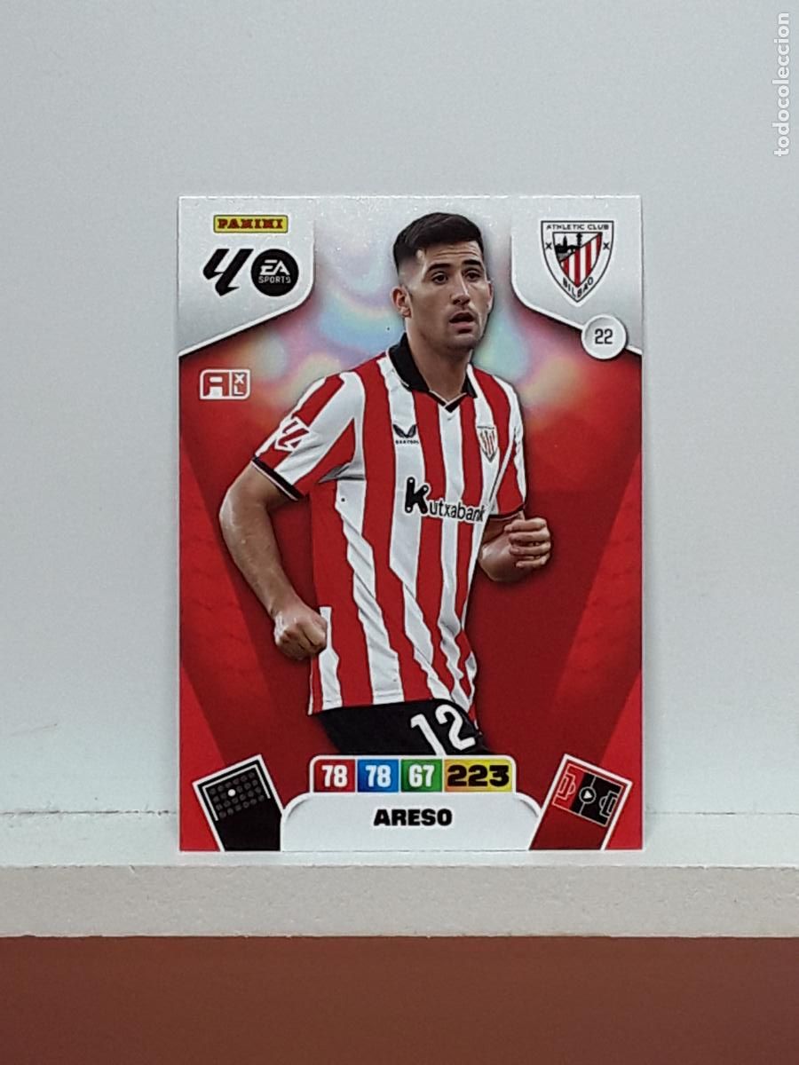 Coleccionismo cromos antiguos: ADRENALYN 2025 2026 25 26 ALBUM PANINI LIGA N 22 ATHLETIC ARESO