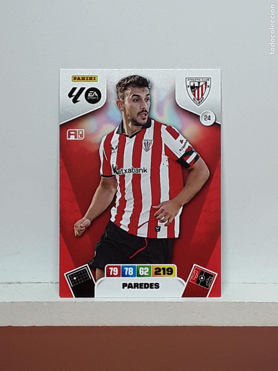 Coleccionismo cromos antiguos: ADRENALYN 2025 2026 25 26 ALBUM PANINI LIGA N 24 ATHLETIC PAREDES