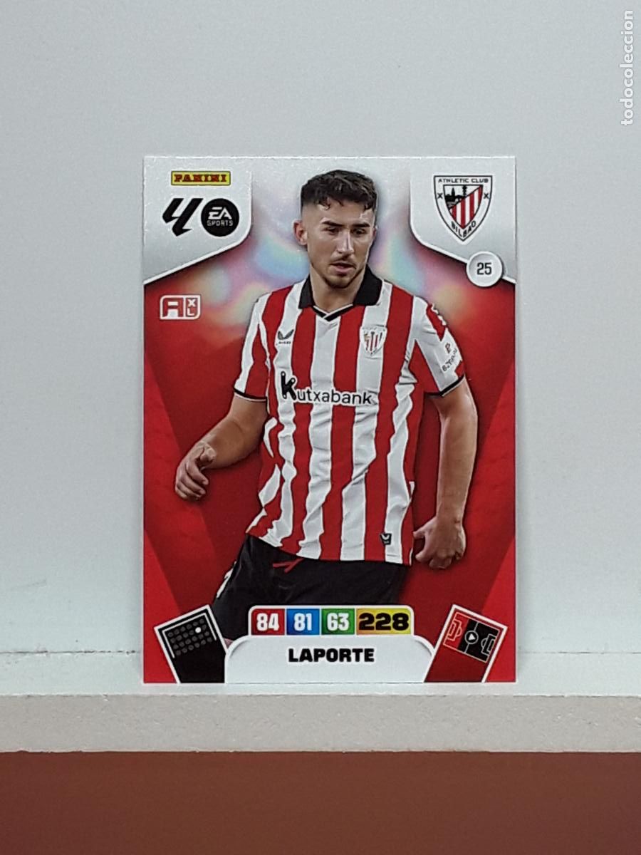 Coleccionismo cromos antiguos: ADRENALYN 2025 2026 25 26 ALBUM PANINI LIGA N 25 ATHLETIC LAPORTE