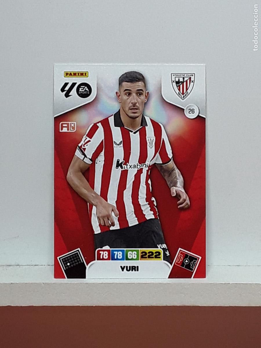 Coleccionismo cromos antiguos: ADRENALYN 2025 2026 25 26 ALBUM PANINI LIGA N 26 ATHLETIC YURI